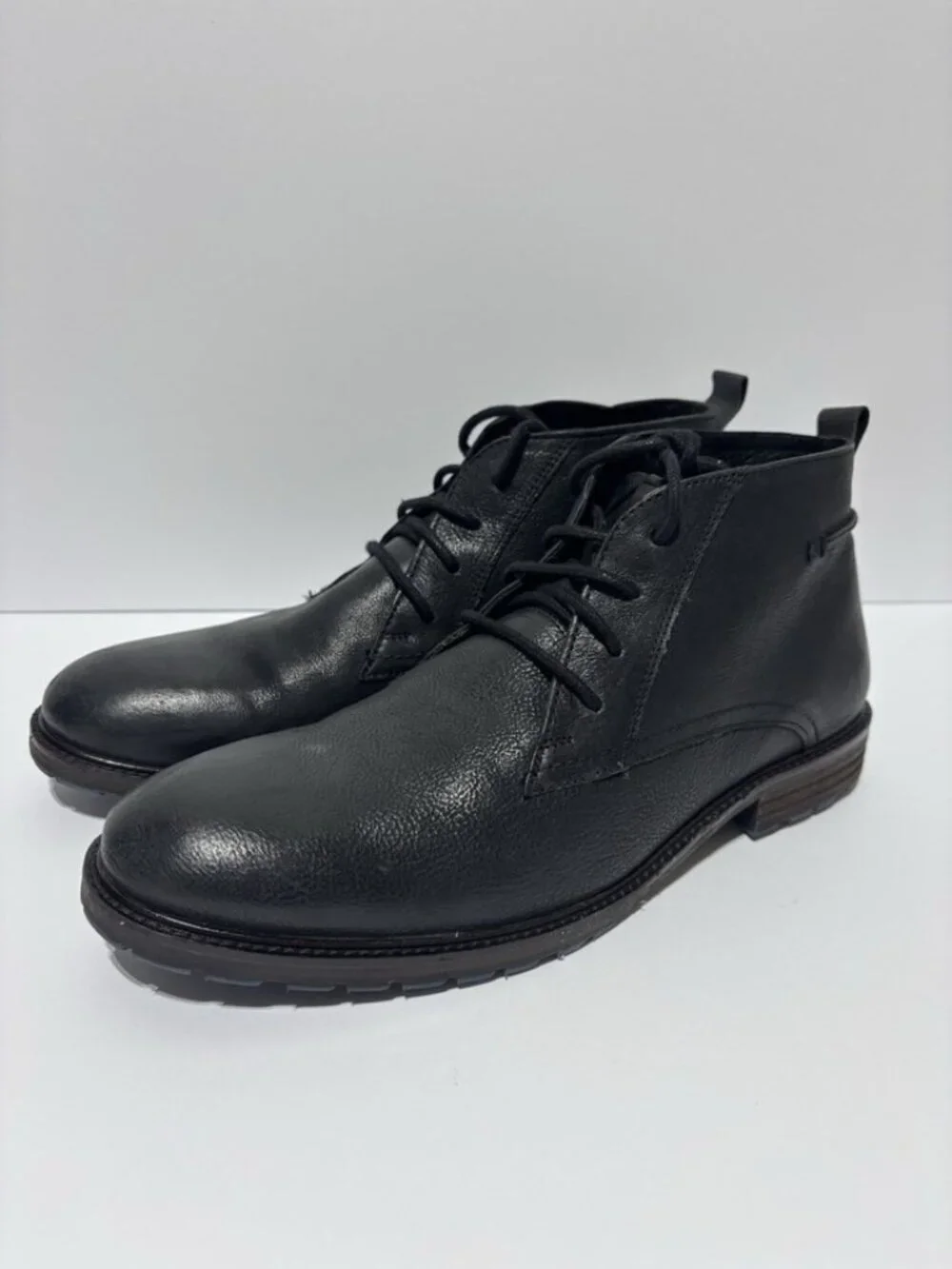 GBX Men’s McFee Black Lace-Up Boots, Size 11.5 M